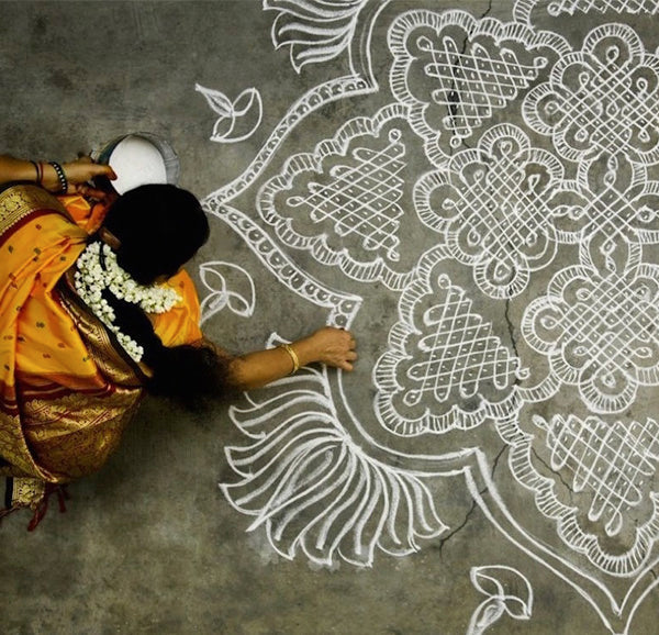 Kolam Art: The Mathematics Behind India's Floor Art