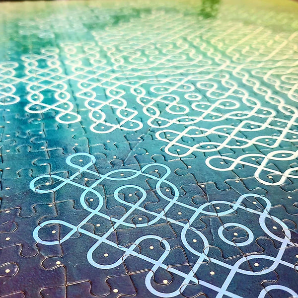 500 piece jigsaw puzzle, jigsaw puzzles for adults, Kolam, Rangoli, Diwali Kolam, Indian Art form Kolam, aurva world, Birthday gift ideas, parents anniversary gift ideas, board game night, date night game ideas, Best puzzles in India, Best Jigsaw puzzles in India