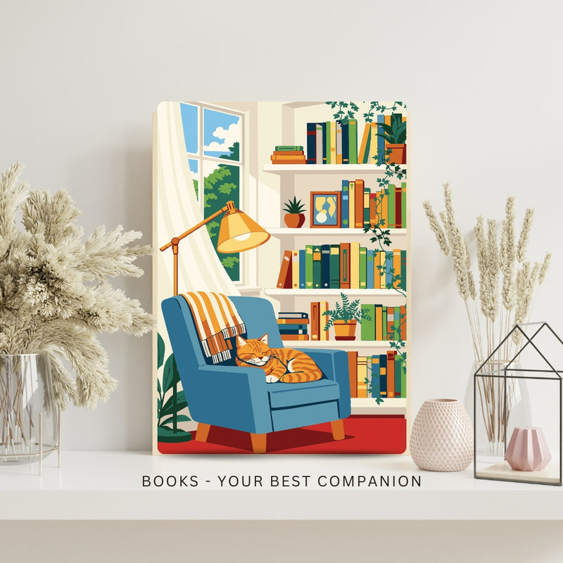The Reading Nook - A4 - Wooden Frame