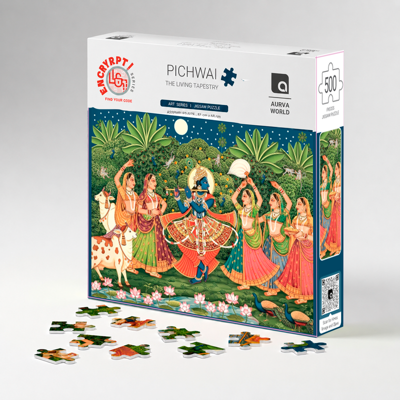 Pichwai - The Living Tapestry - 500pcs ENCRYPT Puzzle