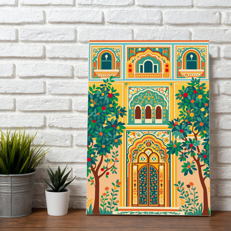 The Painted Gateway - A3 size - with frame