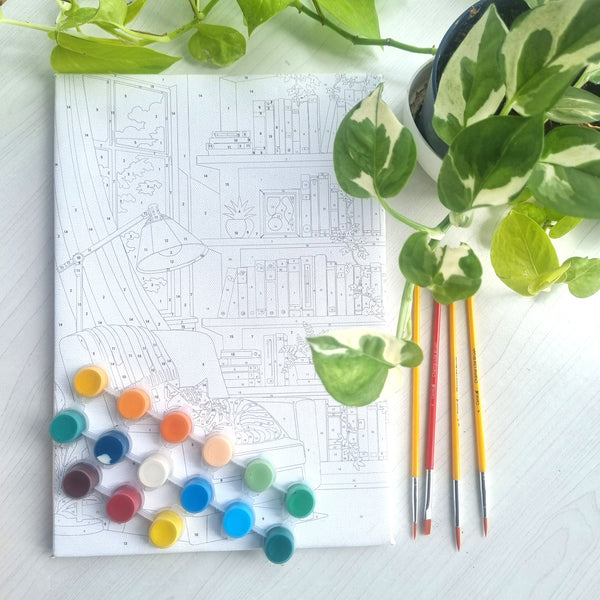 The Reading Nook - A4 - With Wooden Frame