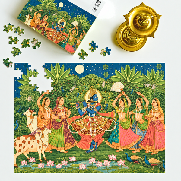 Pichwai - The Living Tapestry - 500pcs ENCRYPT Puzzle
